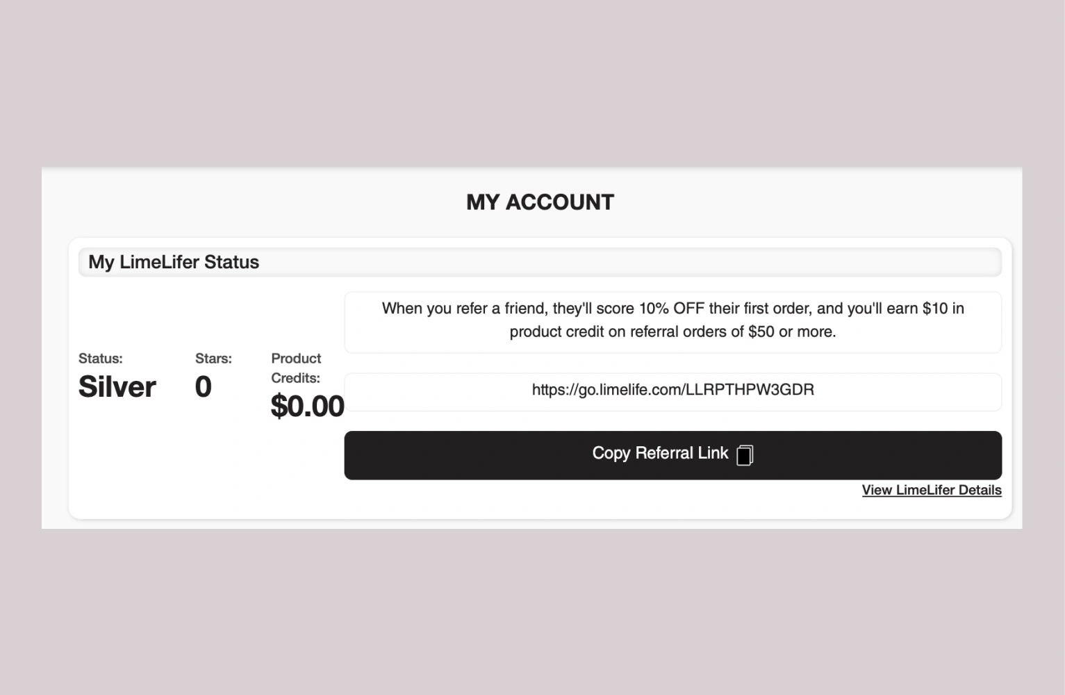 Example of referrals