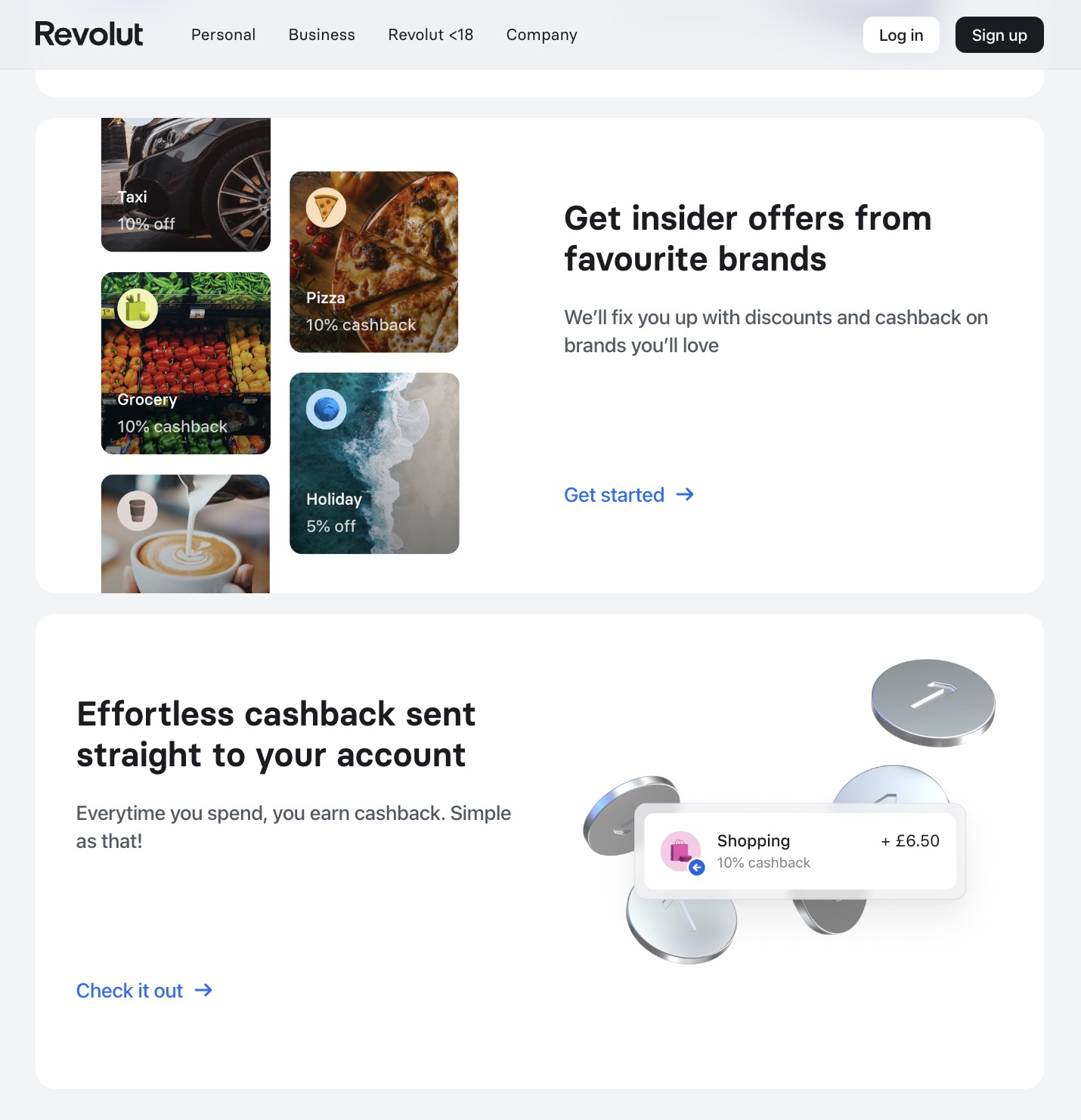 Revolut Rewards – example of a coalition fintech loyalty program