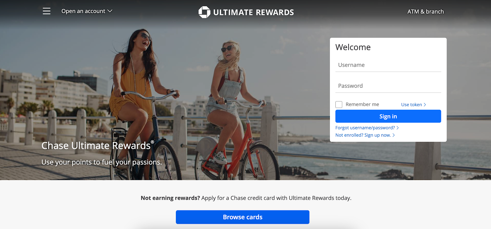 Chase Ultimate Rewards: a reward program which helps engage customers