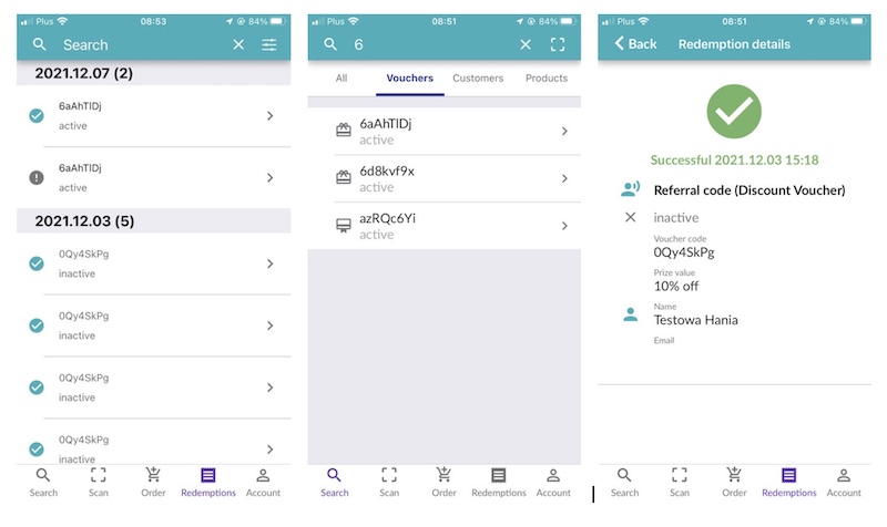 Voucherify mobile app overview