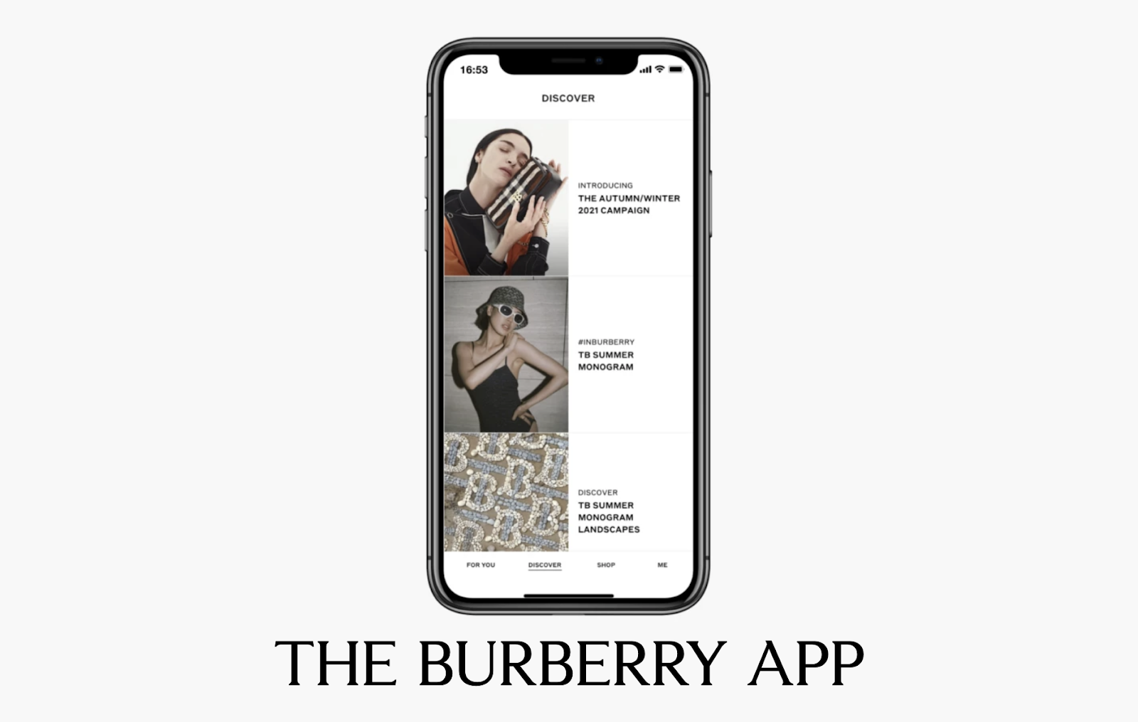 The Burberry App: Discover the possibilities