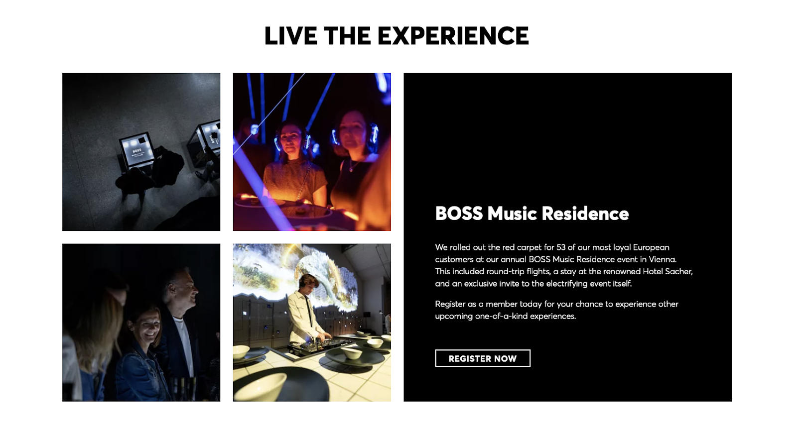Hugo Boss Loyalty Program: Hugo Boss Experience