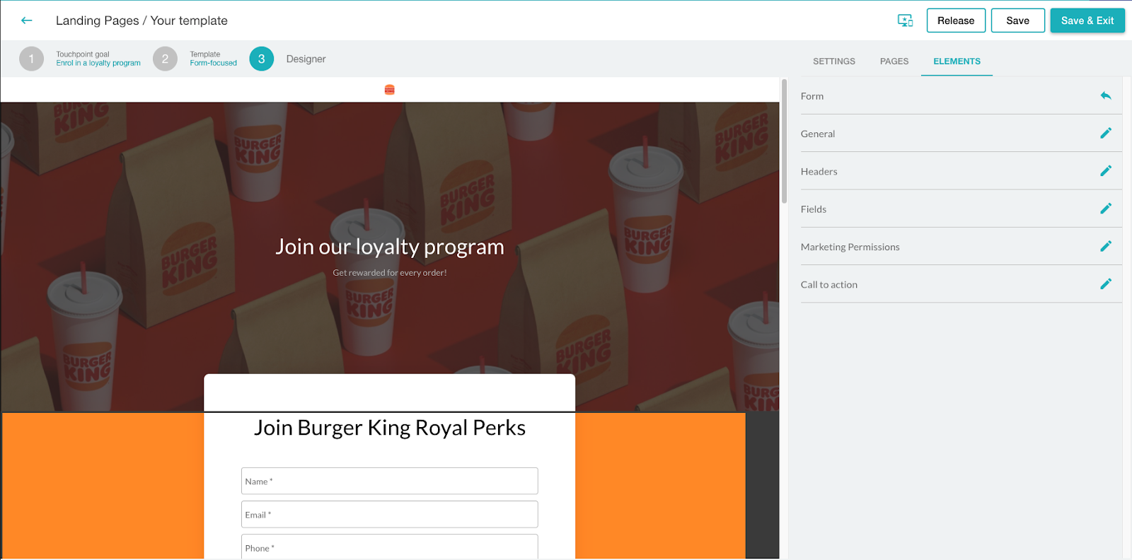 Voucherify generated landing page