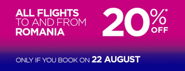 WizzAir's flash sale promotion example – valid only for one day