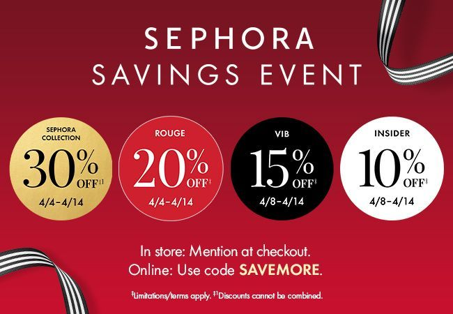 Sephora Saving Event