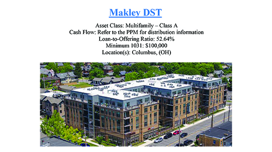 Aerial view of a large multifamily residential complex with multiple four-story buildings surrounded by greenery in Columbus, Ohio.