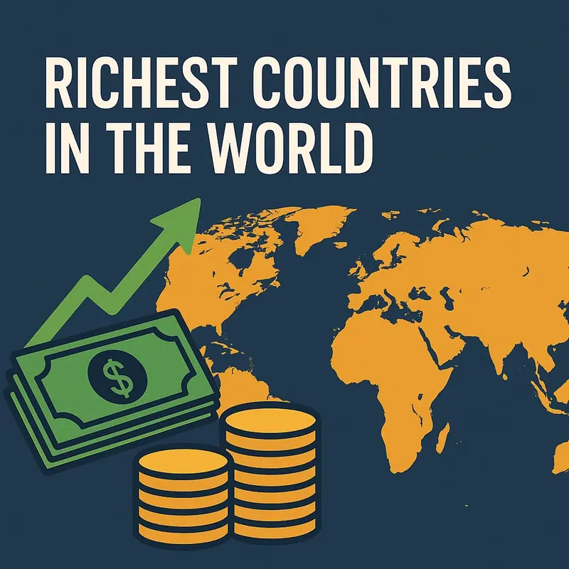 Top 50 Richest Countries in the World and What Drives Their Wealth