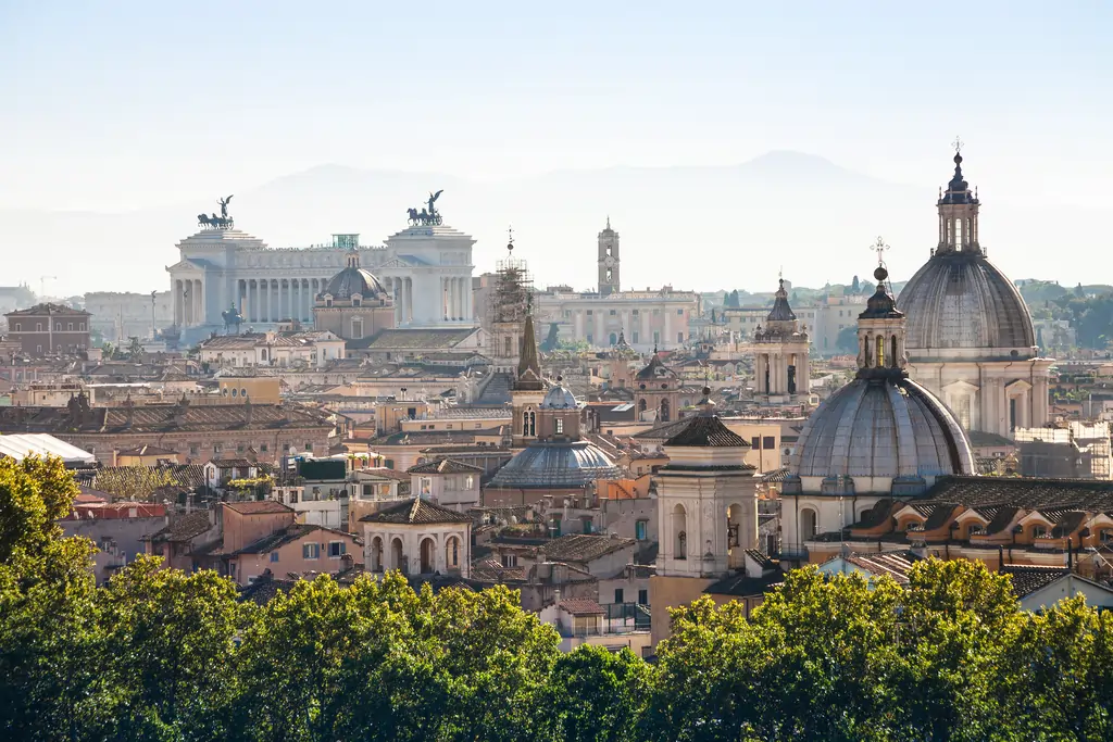 view of ancient rome