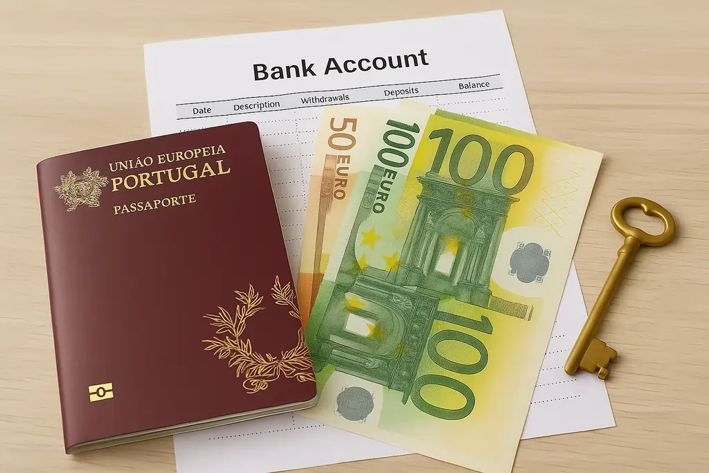 portugal passport bank account document