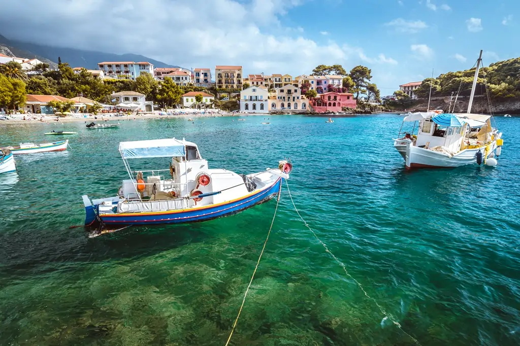 Assos, Greece coastline