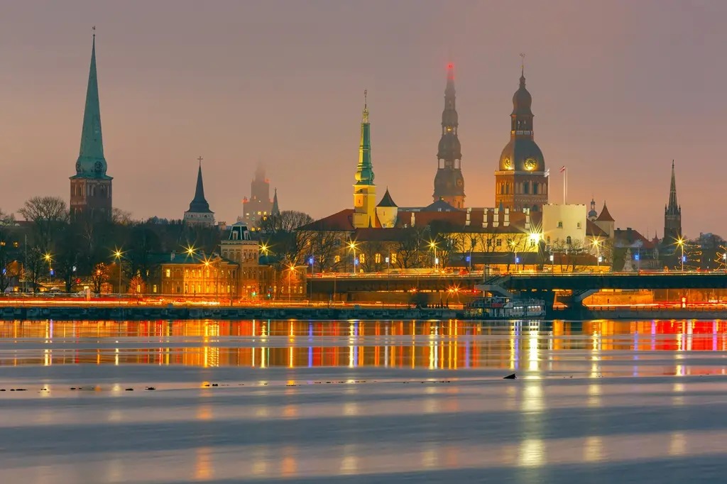 Riga skyline — Latvia Golden Visa