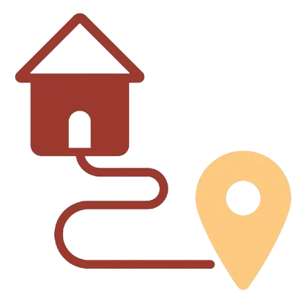 Relocation hub icon