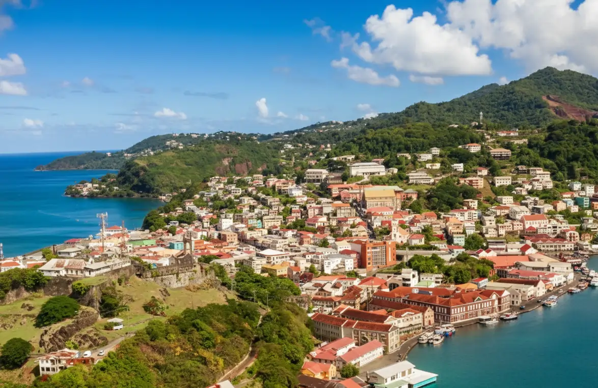 grenada aerial view