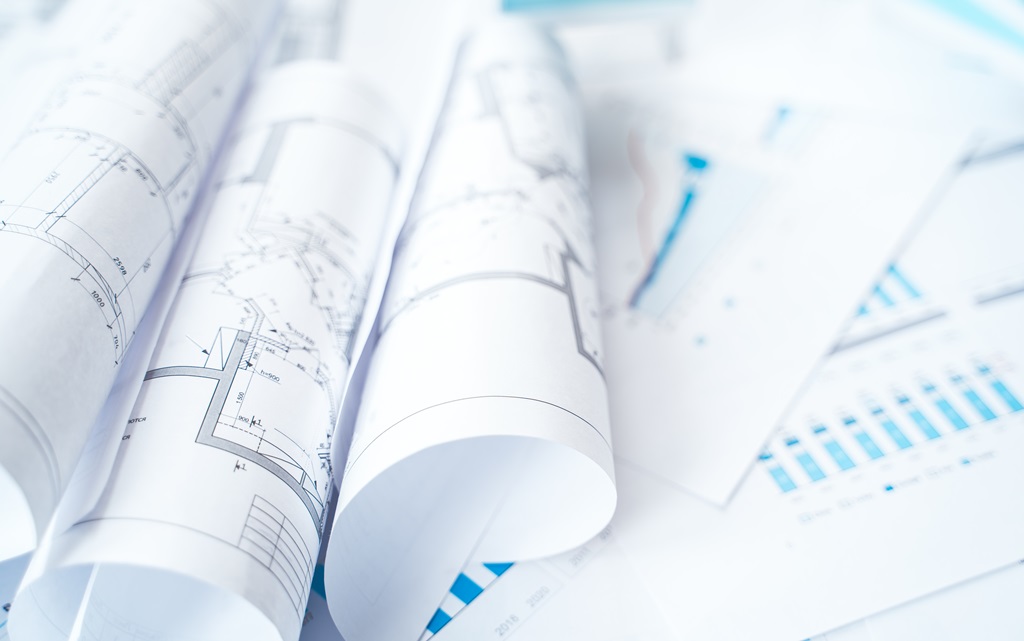 Resort Sketch on Paper