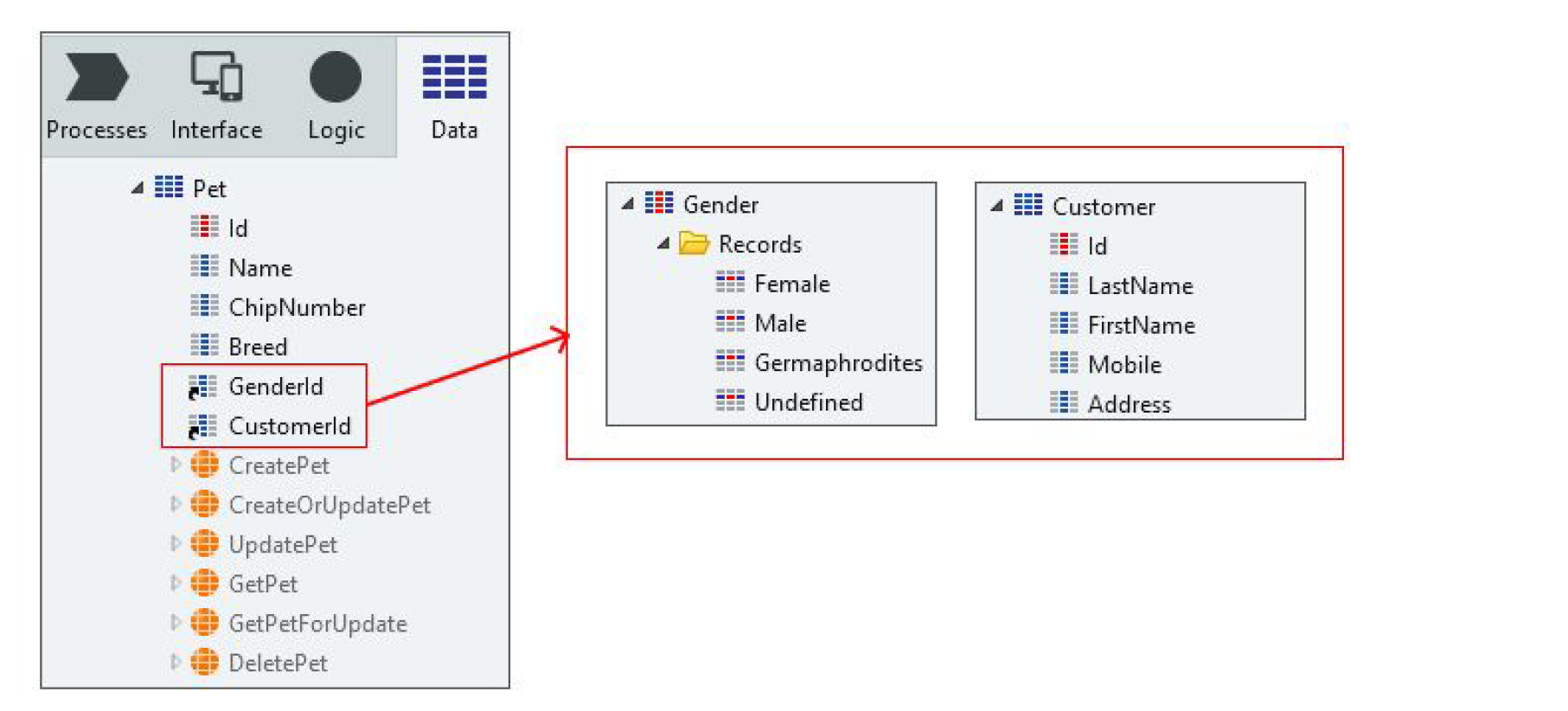 #1: Service Studio - Data Layer