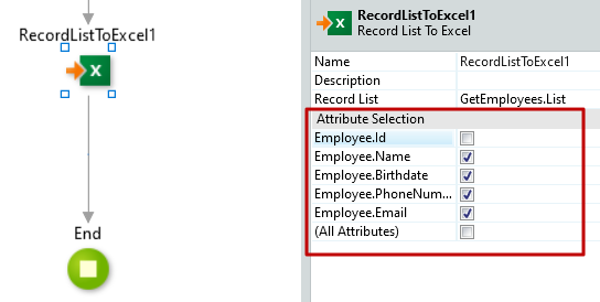 #3.11. Select the columns of your Excel Record List