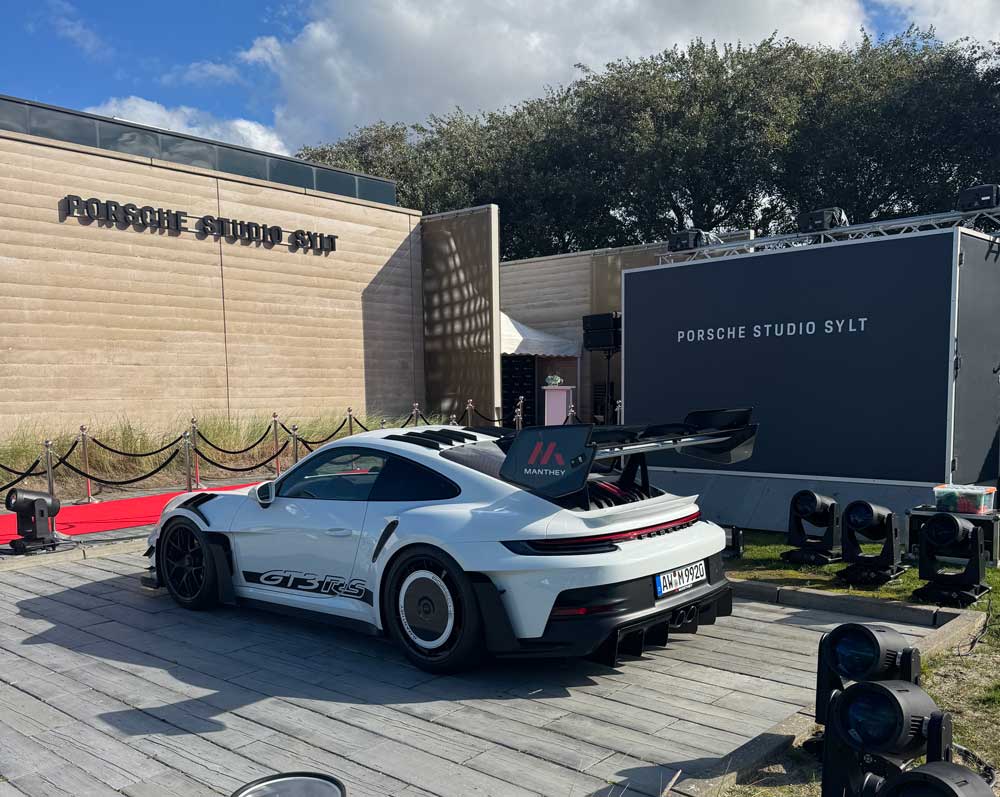 BLOND Veranstaltung beim Porsche Studio Sylt
