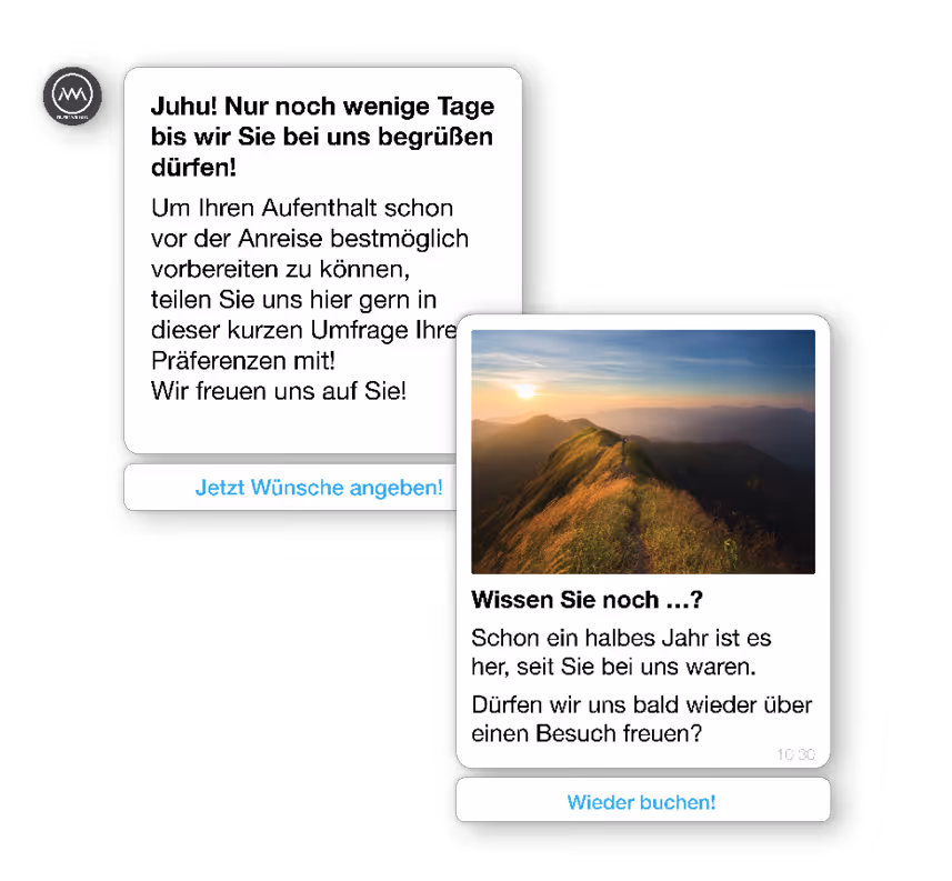 Beispielbild Messenger Nachricht