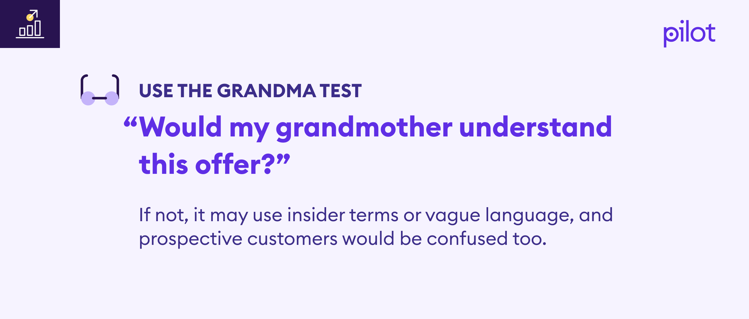 The grandmother test for understanding if your small business marketing offer is clear enough to help you grow revenue