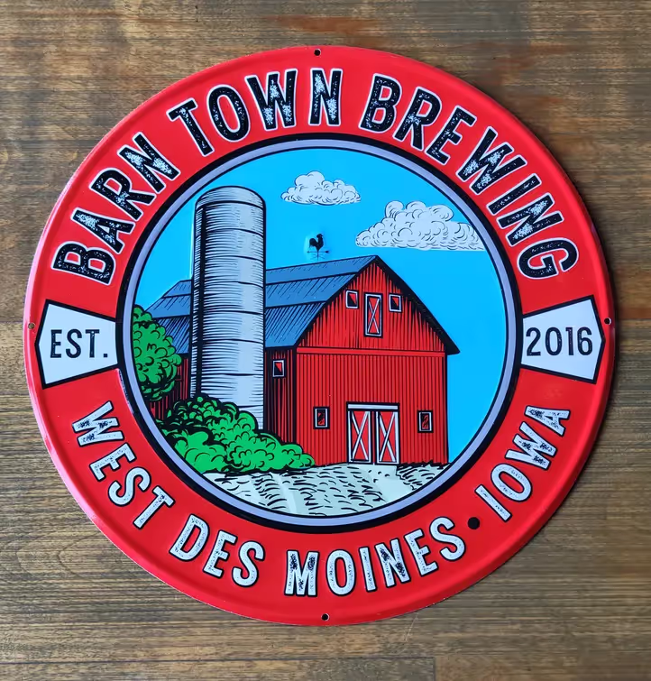 Metal Sign - Vintage Barn