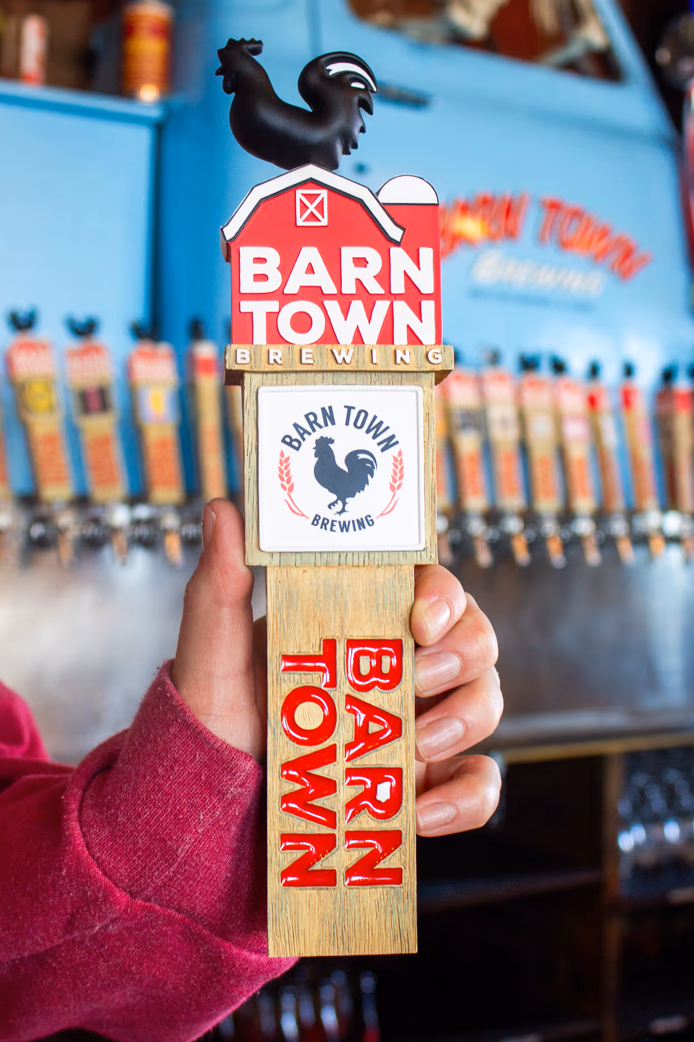 Barn Town Tap Handle