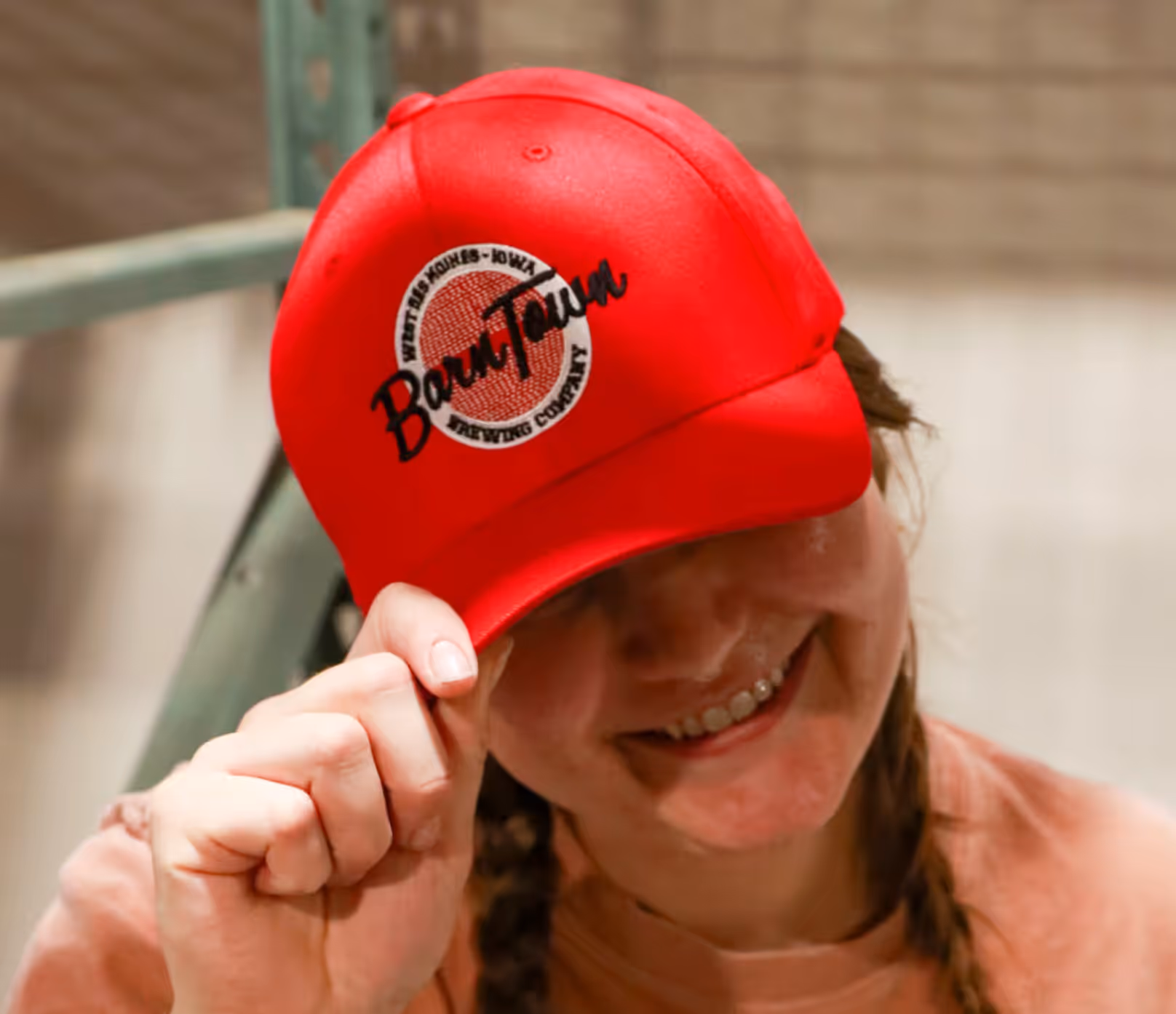 Circle Logo Cap - Red