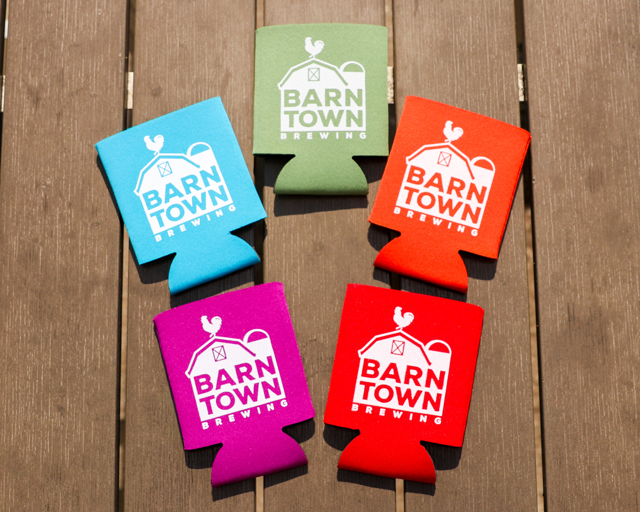 Barn Town Koozie