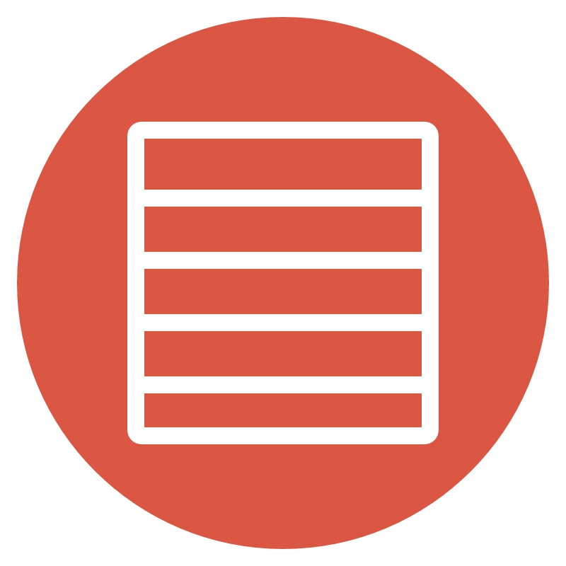 Siding orange icon