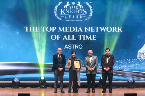 ASTRO WINS ‘TOP MEDIA NETWORK OF ALL TIME’ AT THE KNIGHTS AWARD SEASON 3
