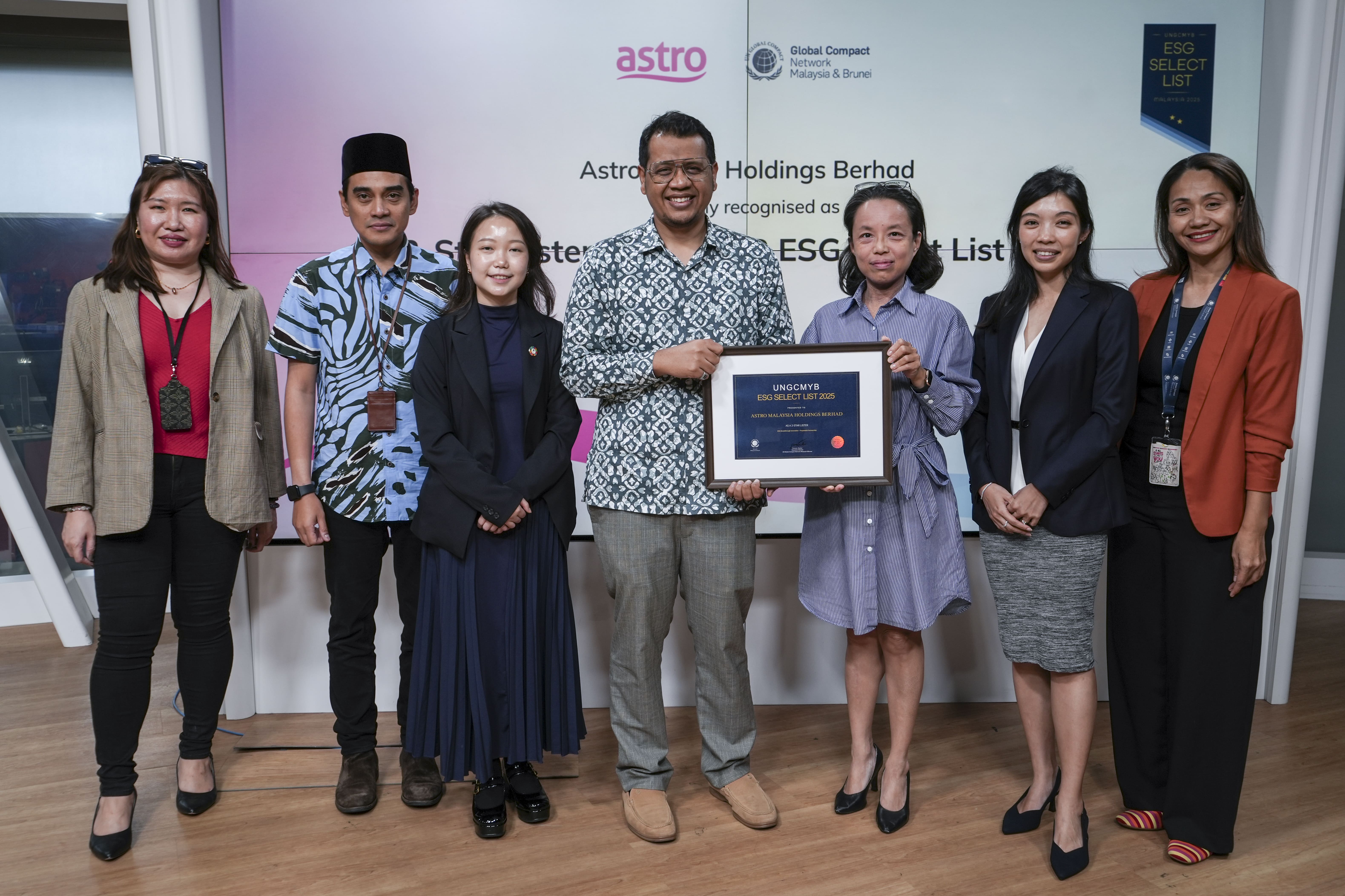 Astro Secures Top ESG Score and UNGCMYB Recognition