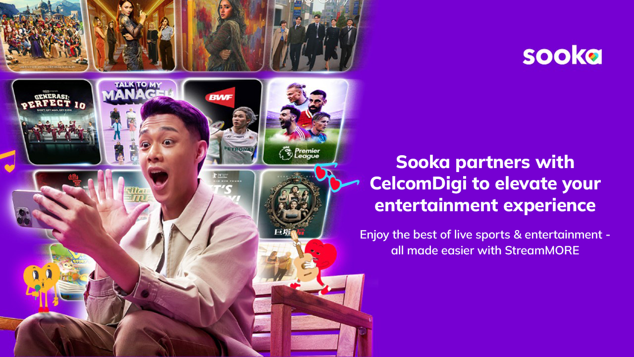 CelcomDigi powers up its premium streaming lineup with Sooka’s live sports & non-stop entertainment