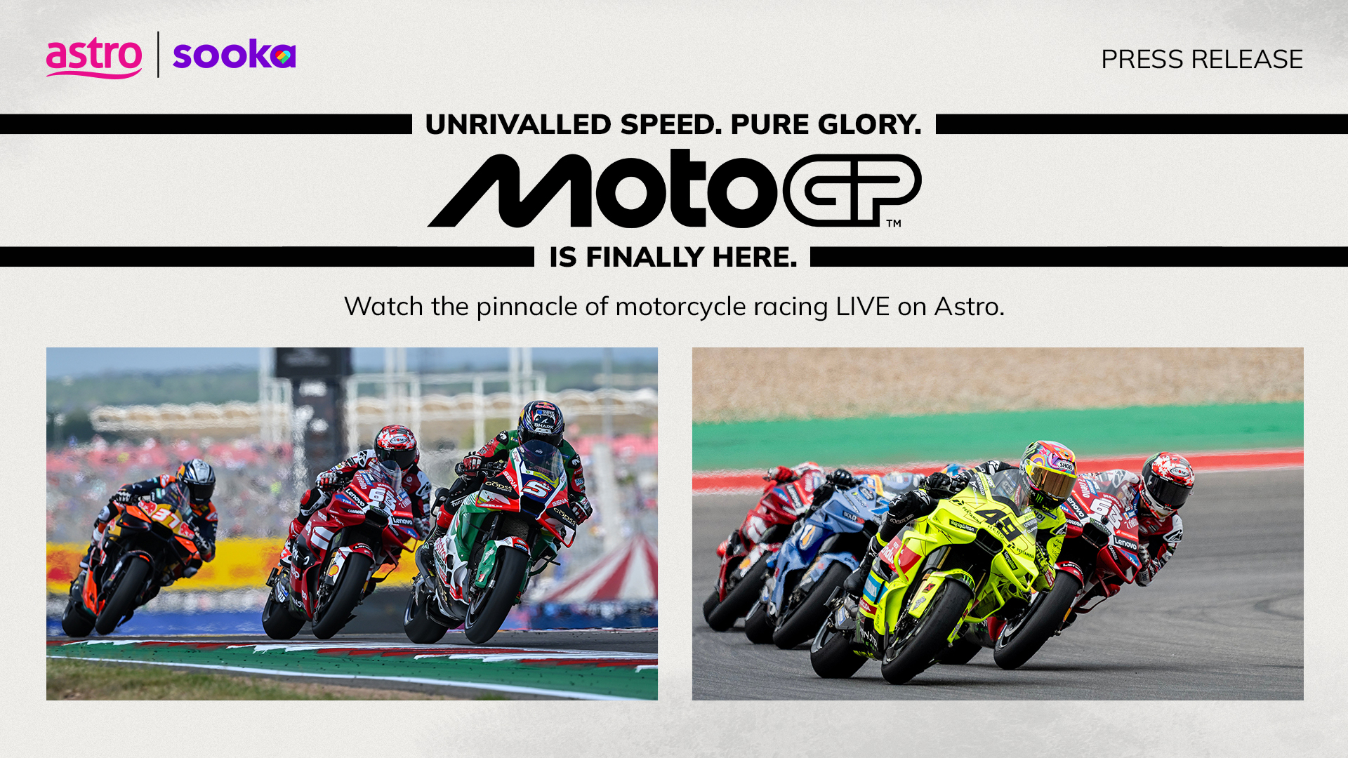 Astro Welcomes the Return of MotoGP™ and Continues Coverage of Wimbledon