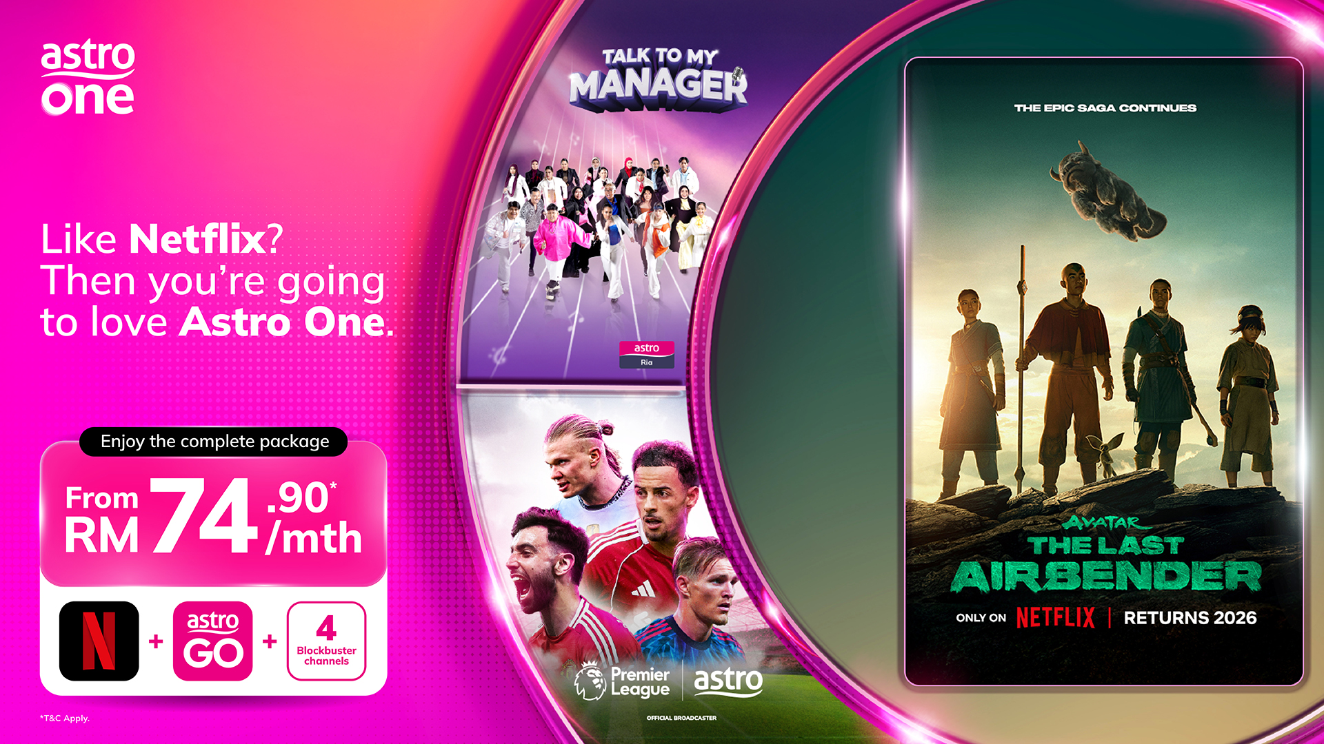 Astro Adds More Value to Astro One Bundles with Netflix and Complimentary Blockbuster Pack