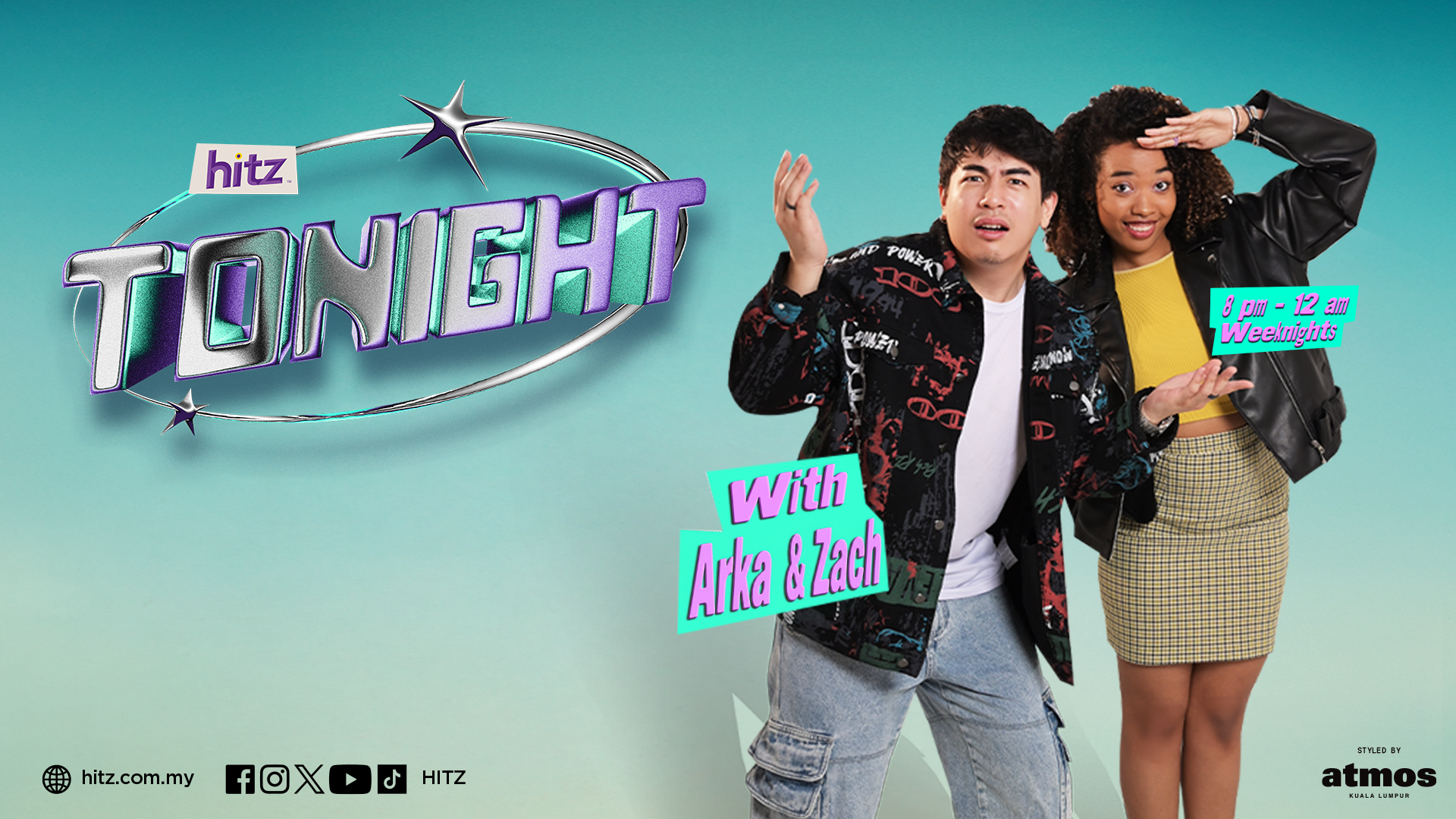 HITZ Introduces New Night Duo, Arka & Zach for HITZ Tonight