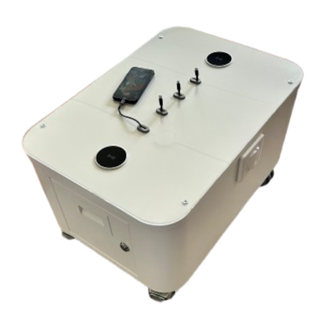 Table basse connectée Ivory