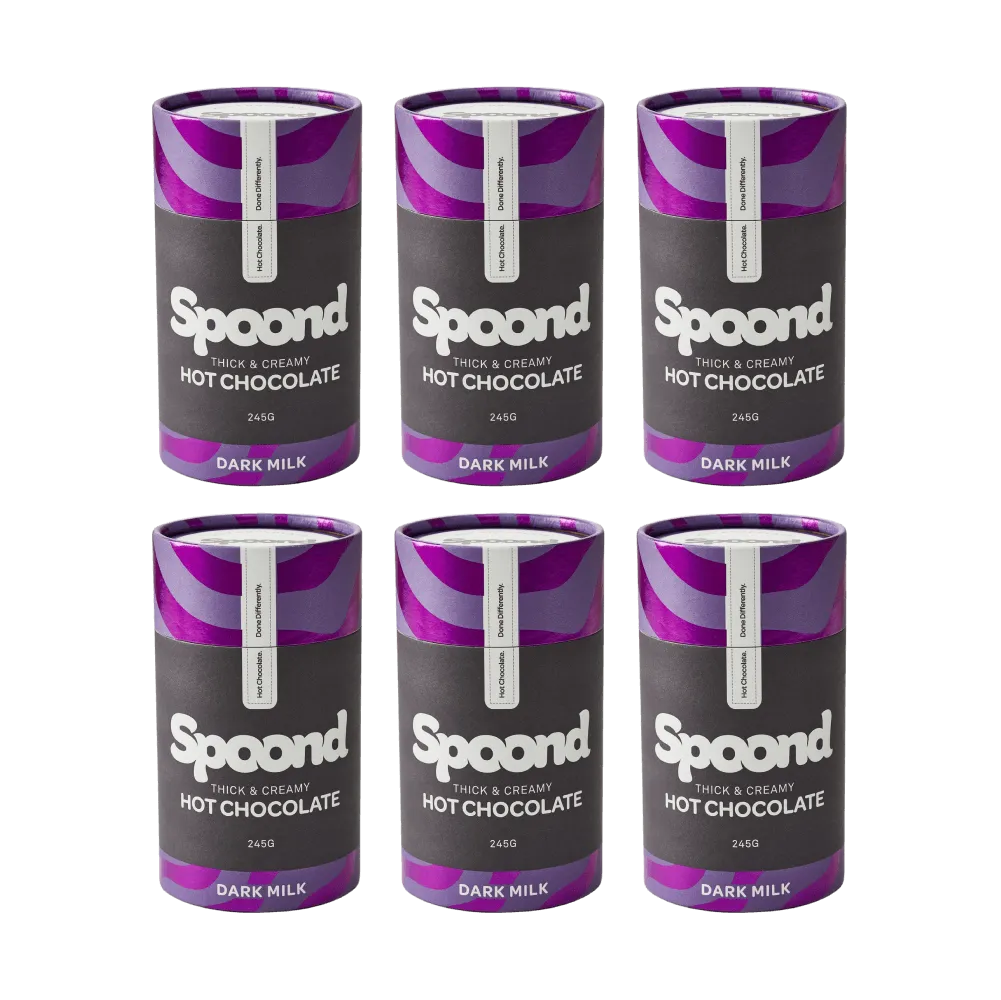 Spoond Irish Hot Chocolate 6 Pack Dark Milk
