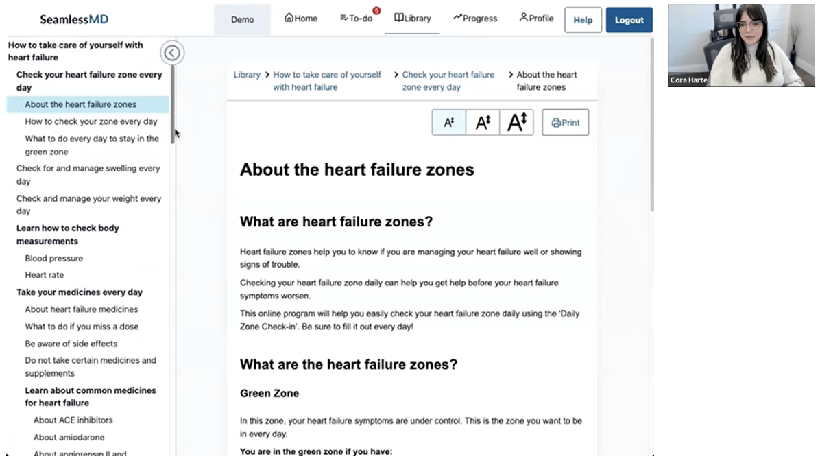Product Demo: Digital Care Journey for Congestive Heart Failure (CHF)