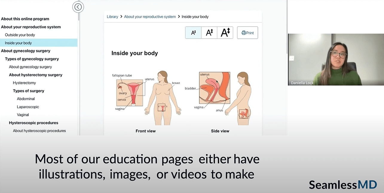 Product Demo: Digital Care Journey for Gynecology Surgery