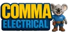 comma electrical logo