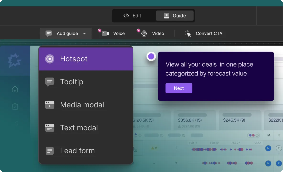 Create self-guided interactive demos