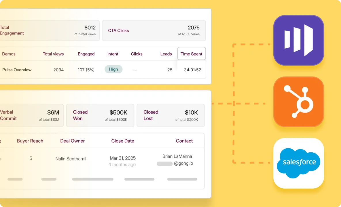 Plug into your existing CRM  and workflows