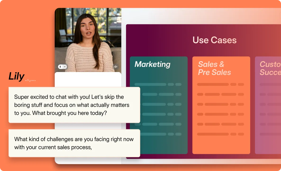 Generate qualified leads  with Lily Sales Agent