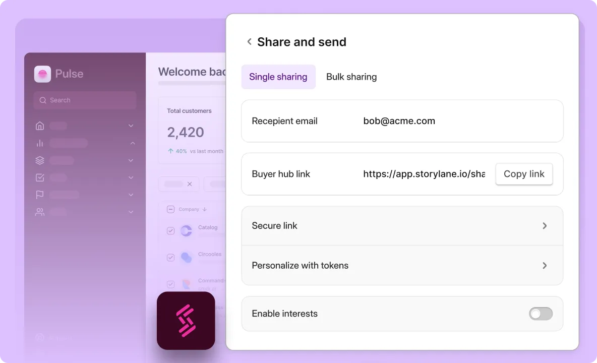 Share demos — 
anytime, anywhere