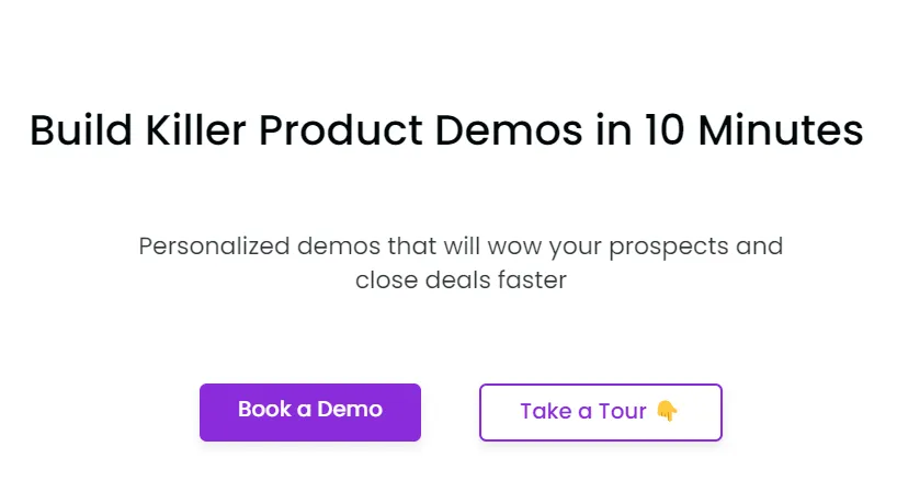 Storylane lets you create interactive product tours and guided demos