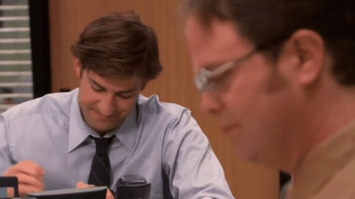 The Office Jim GIF - The Office Jim Dwight GIFs