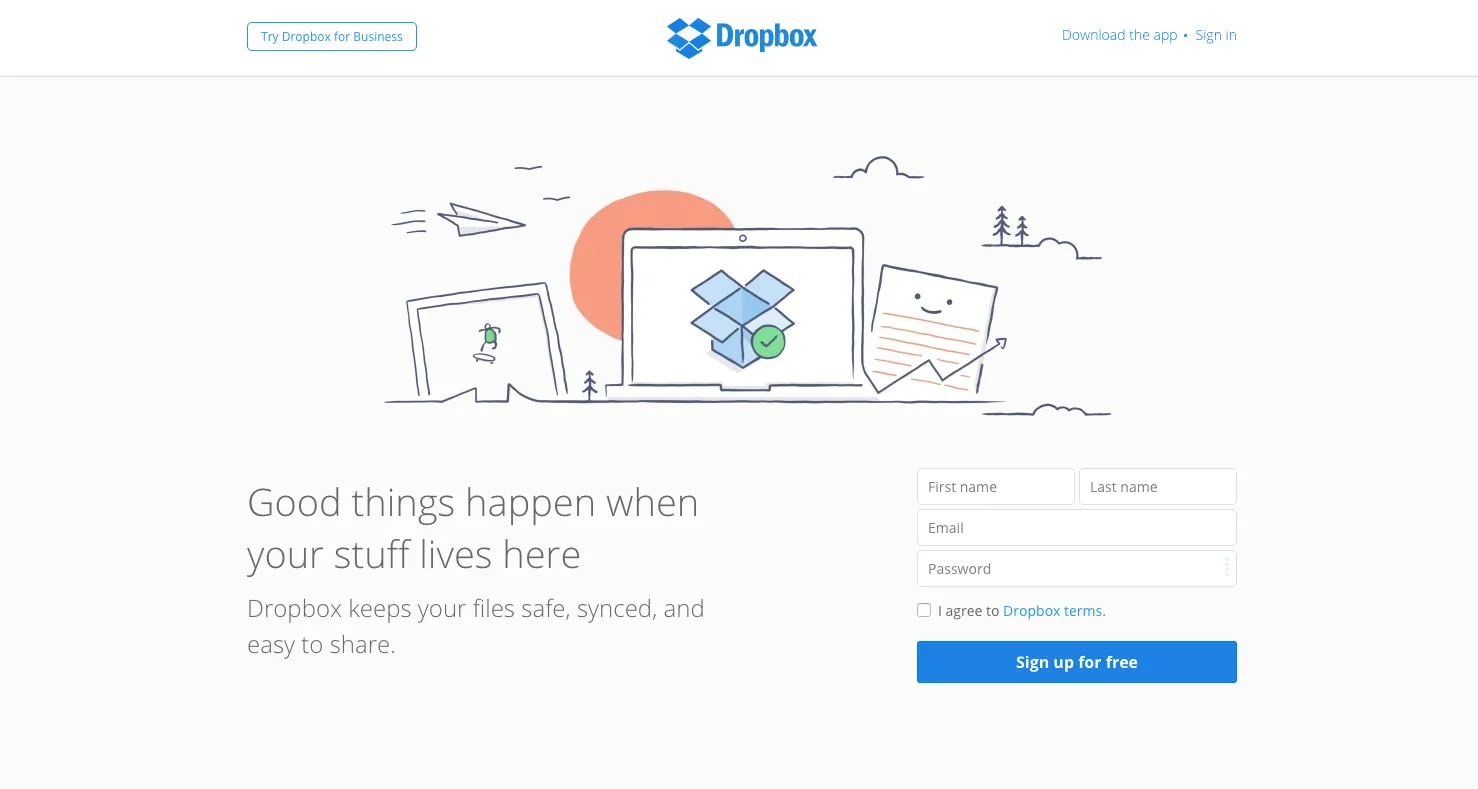 Dropbox Unique Value
