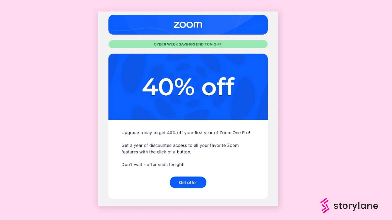 Create Zoom Urgency