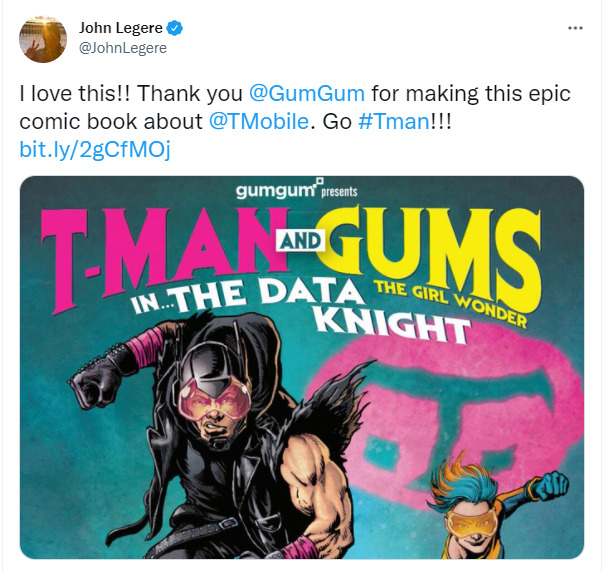 GumGum specializes in AI-based computer vision technology. They took personalization to the next level by creating a custom comic book just for Legere.