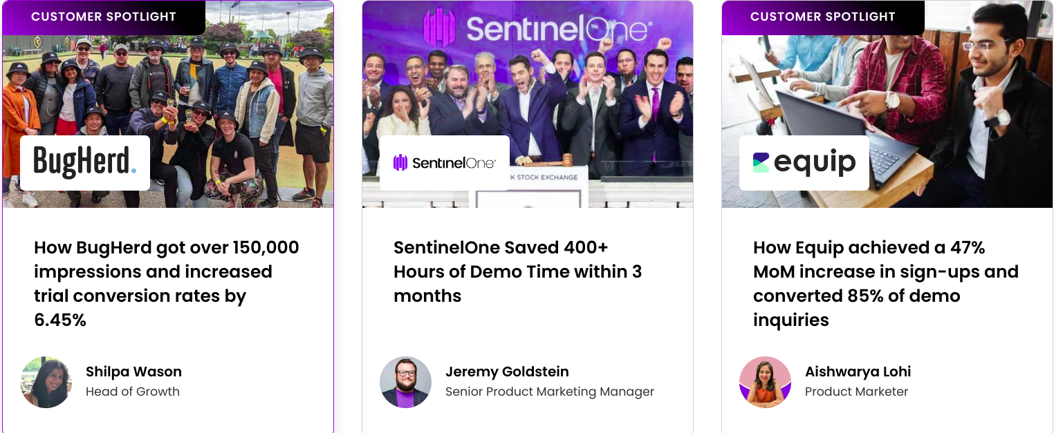 Storylane case Studies