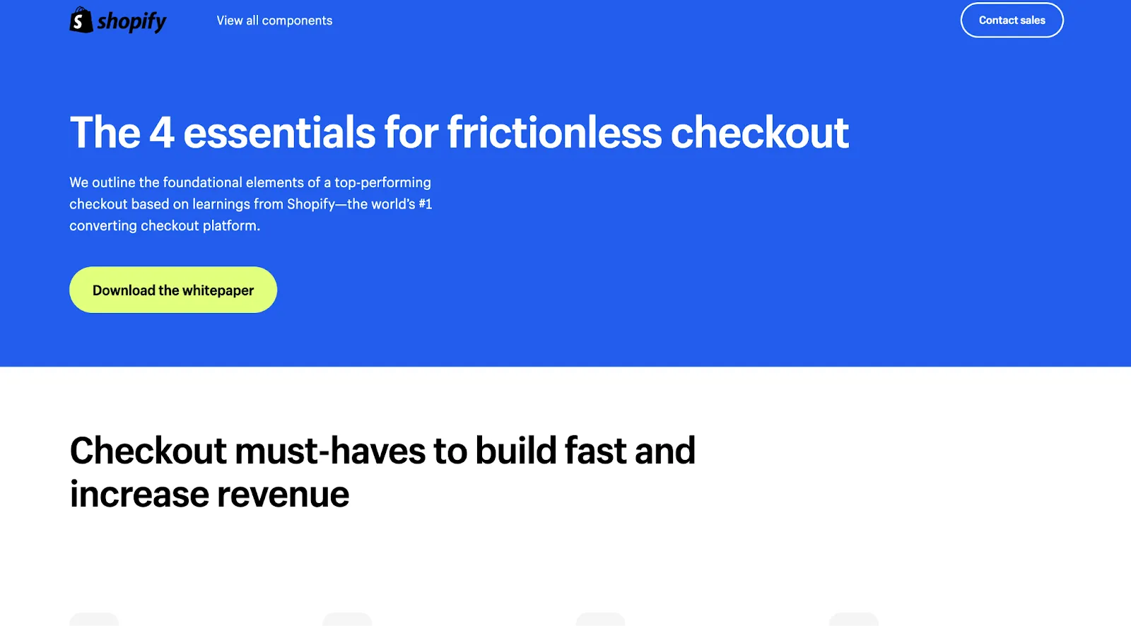 Shopify's whitepaper